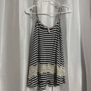 Strap Stripped Shirt